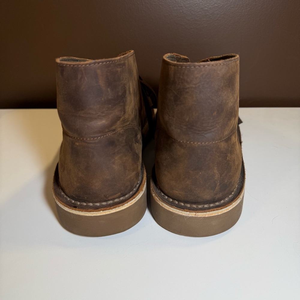 Clarks Men’s Leather Desert Chukka Boots Brown – Size 13 - Picture 5 of 11
